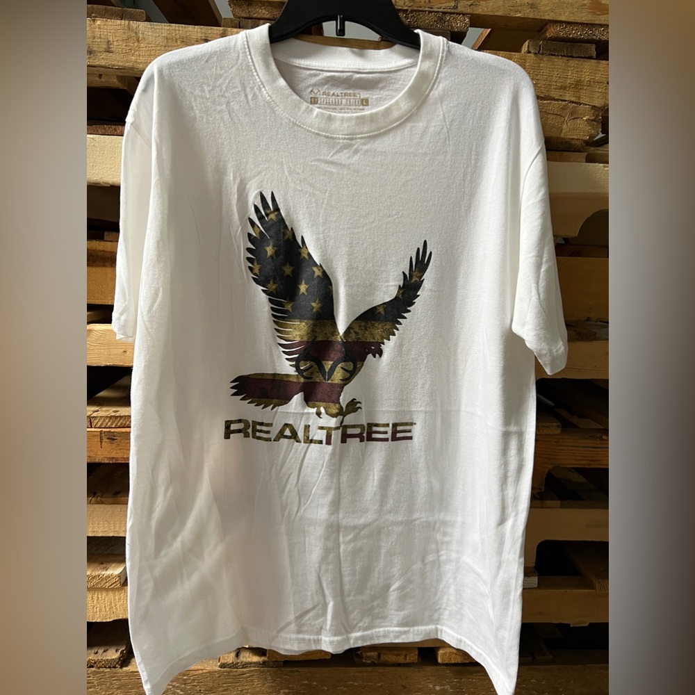 Reel Tee mens L shirt